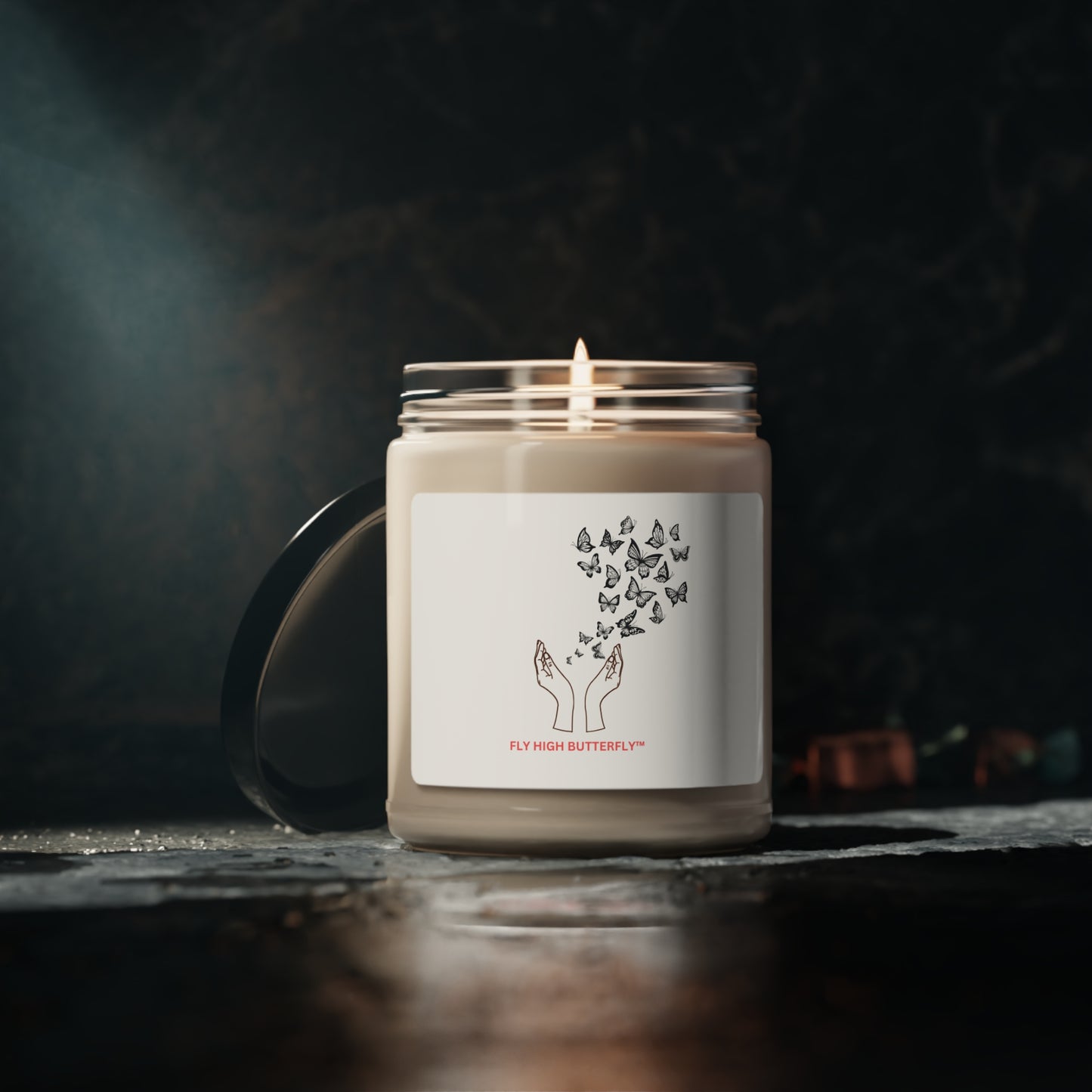 Scented Soy Candle, 9oz - FLY HIGH BUTTERFLY