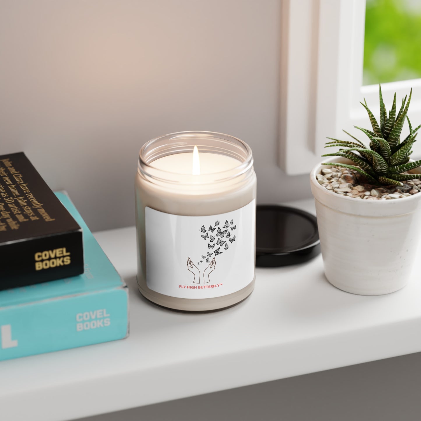 Scented Soy Candle, 9oz - FLY HIGH BUTTERFLY